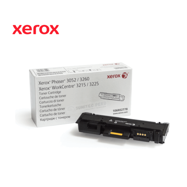 TONER XEROX 106R02778 NEGRO 3.000 PAGINAS
