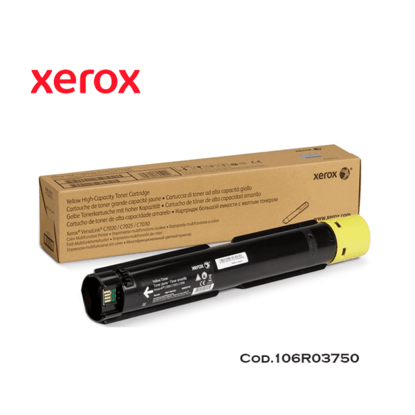 TONER XEROX 106R03750 YELLOW PARA VERSALINK C7020 C7025 C7030