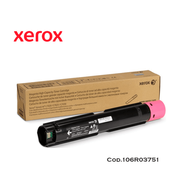 TONER XEROX 106R03751 MAGENTA PARA VERSALINK C7020 C7025 C7030