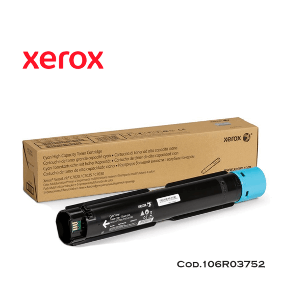 TONER XEROX 106R03752 CYAN PARA VERSALINK C7020 C7025 C7030