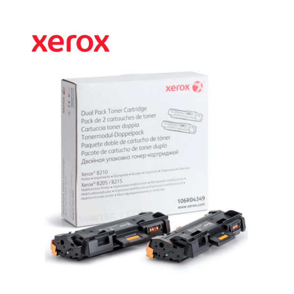 TONER XEROX 106R04349 DUAL PACK PARA B210 B215 B205