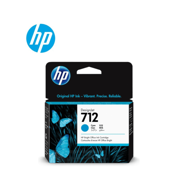 TINTA HP 3ED67A 712 CYAN DESIGNJET NEGRO 29ML