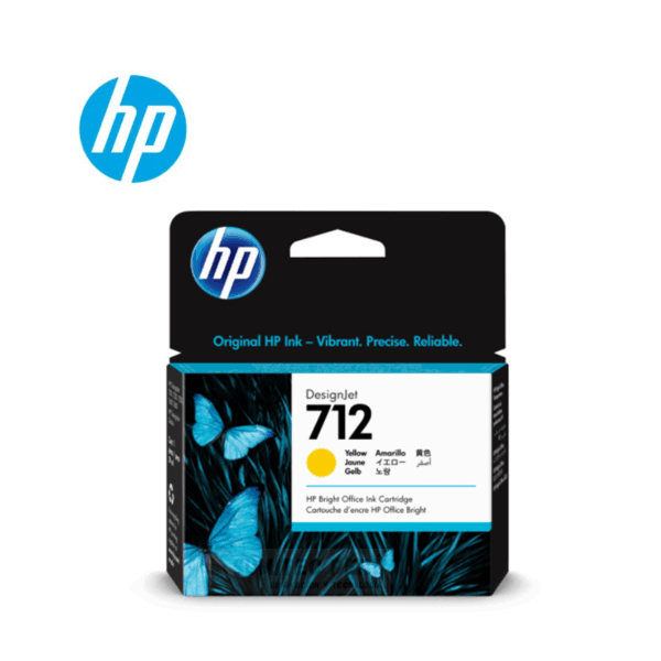 TINTA HP 3ED69A 712 YELLOW DESIGNJET NEGRO 29ML