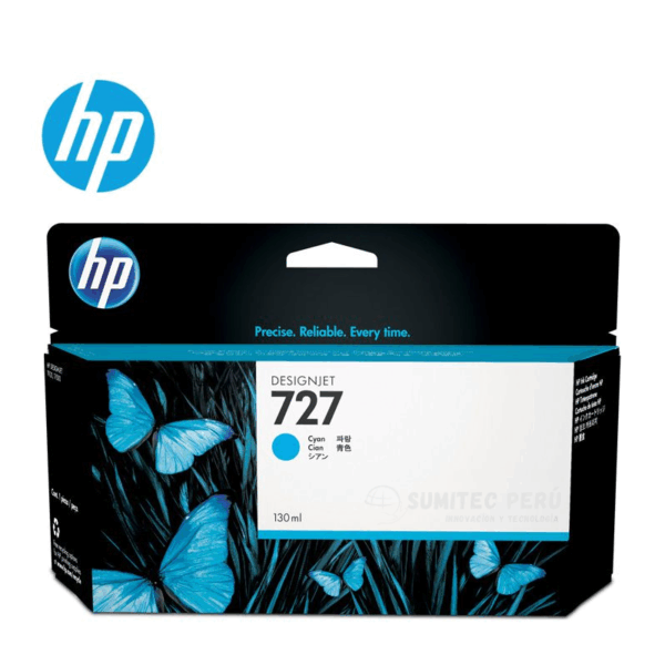 TINTA HP B3P19A 727 CYAN T2500/T930 300ML