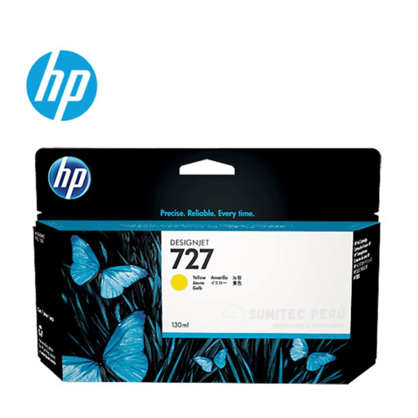 TINTA HP B3P21A 727 YELLOW T2500/T930 130ML