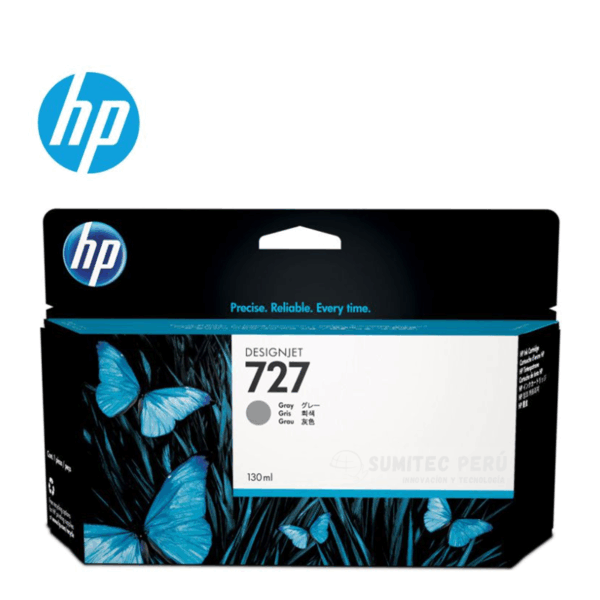 TINTA HP B3P24A 727 GREY T2500/T930 130ML