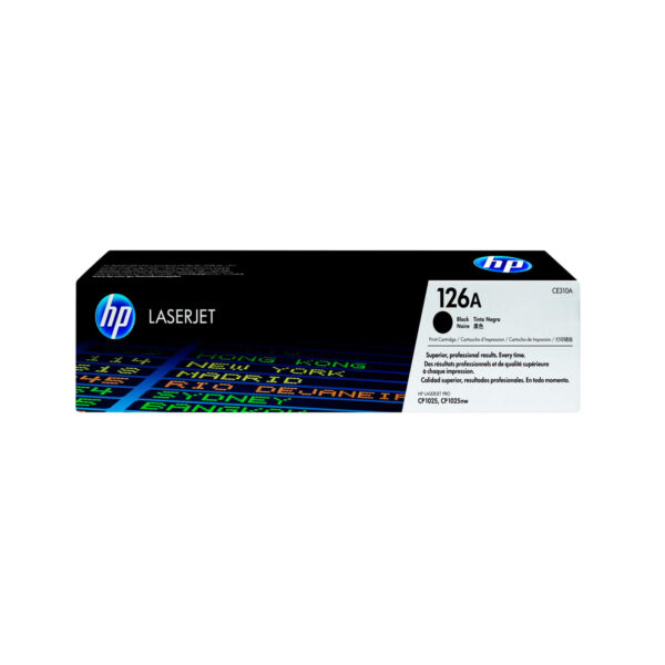 TONER HP CE310A 126A L.J. CP1025 NEGRO 1.200 PAGINAS