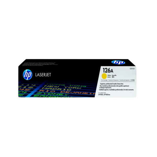TONER HP CE312A 126A L.J. CP1025 YELLOW 1.000 PAGINAS
