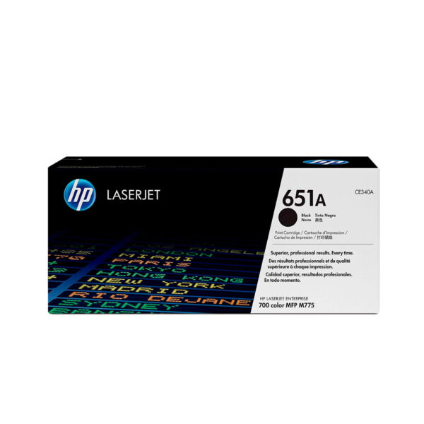 TONER HP CE340A 651A L.J M775 NEGRO 13.500 PAGINAS