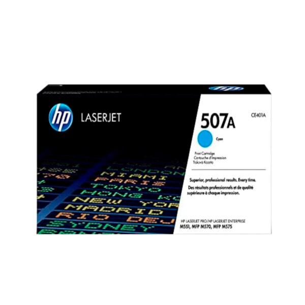 TONER HP CE401A 507A L.J. M551 CYAN 6.000 PAGINAS