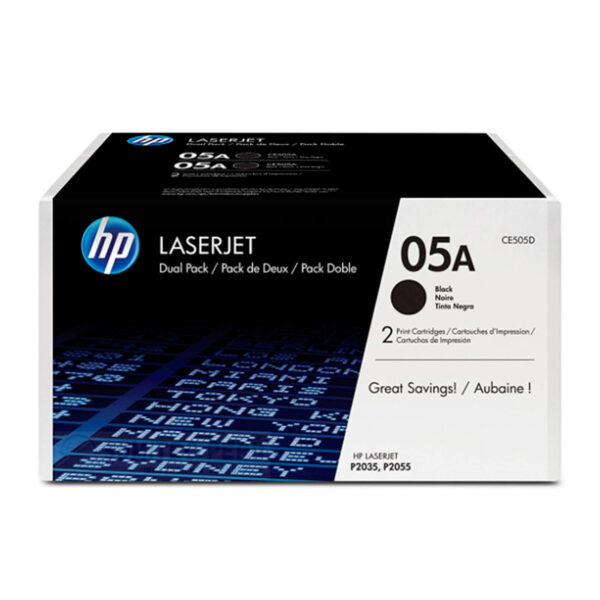 TONER HP CE505AD 05AD L.J P2035 NEGRO 4.600 PAGINAS