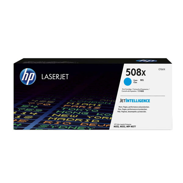 TONER HP CF361X 508X L.J M553 CYAN 9.500 PAGINAS
