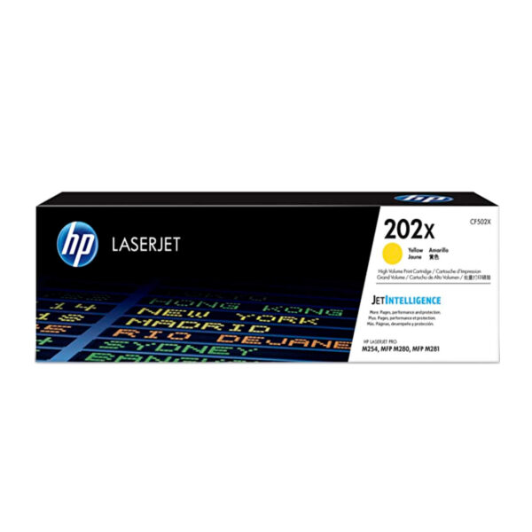 TONER HP CF502X 202X L.J. PRO M254 YELLOW 2.500 PAGINAS