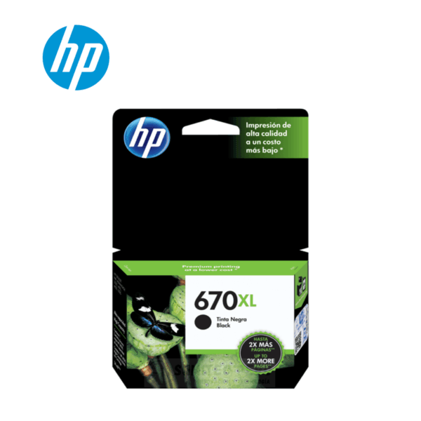 TINTA HP CZ117AL 670XL  NEGRO 550 PAGINAS