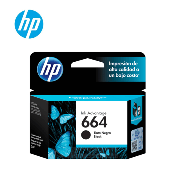 TINTA HP F6V29AL 664 NEGRO 120 PAGINAS