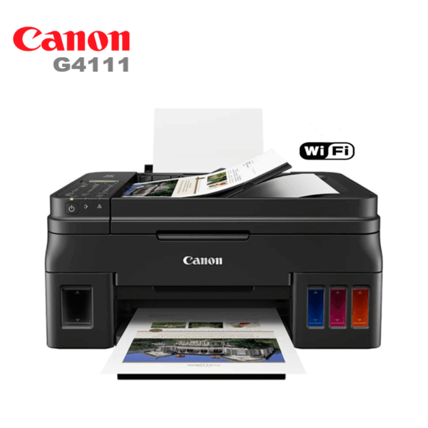 Impresora Canon Pixma G4111, imprime, escanea, copia, fax, Wi-Fi, USB 2.0