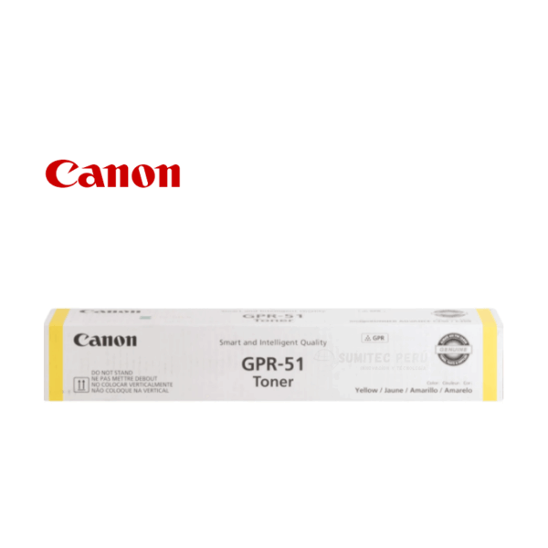 TONER CANON GPR-51 YELLOW IR ADVANCE C250IF 23.000 PAGINAS