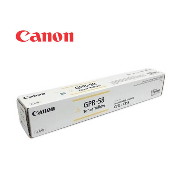 TONER CANON GPR-58 YELLOW RENDIMIENTO 18.000 PAGINAS
