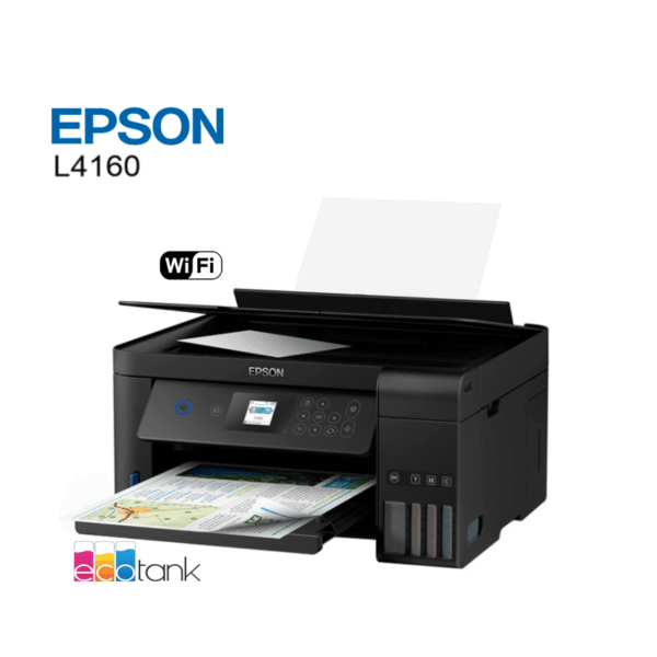 Impresora Multifuncional Epson L4160, imprime, escanea, copia, Wi-Fi, USB 2.0.