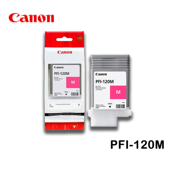 Tinta Canon PFI-120M Magenta ImagePrograf  TM-200 / TM-205 / TM-300 / TM-305