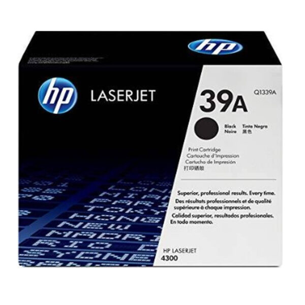 TONER HP Q1339A 39A L.J 4300 NEGRO 18.000 PAGINAS