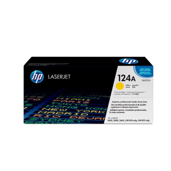 TONER HP Q6002A 124A L.J 2600N YELLOW 2.000 PAGINAS
