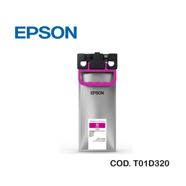 Bolsa de Tinta Epson T01D320 Magenta wf-c529, c579r 20k.