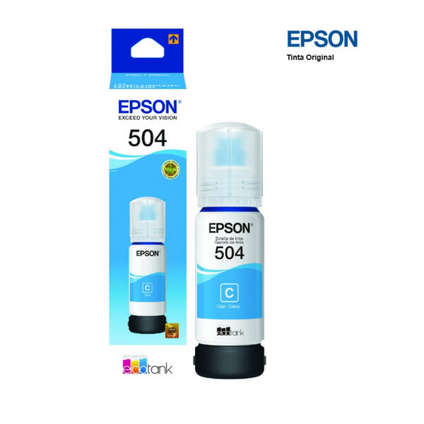 Tinta Epson T504220-AL Cyan