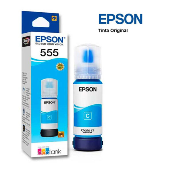 Tinta Epson T555220-AL Cyan