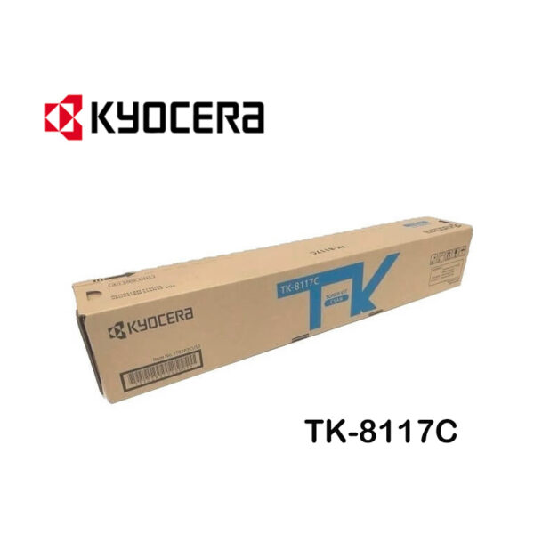 Toner Kyocera TK-8117C Cyan fs-m8124cidn 6k.