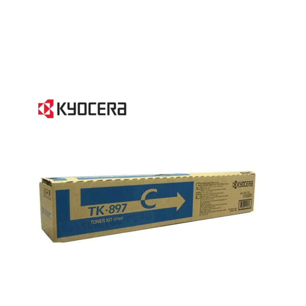TONER KYOCERA TK-897C CYAN 6.000 PAGINAS