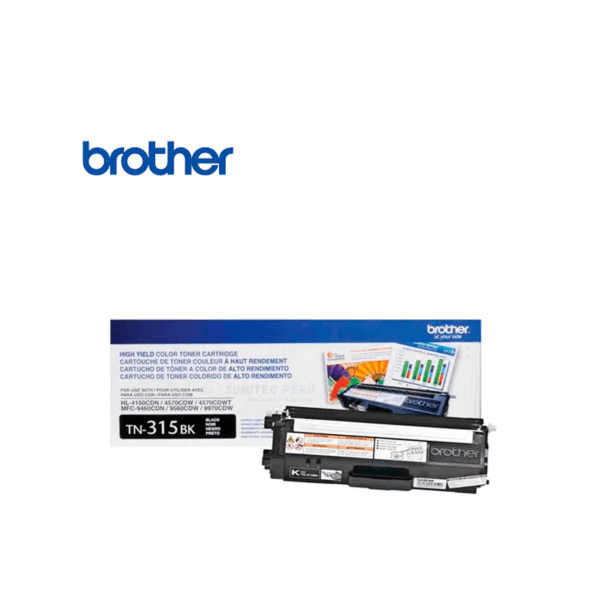 TONER BROTHER TN-315BK NEGRO 6,000 PAGINAS