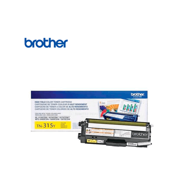 TONER BROTHER TN-315Y YELLOW 3,500 PAGINAS