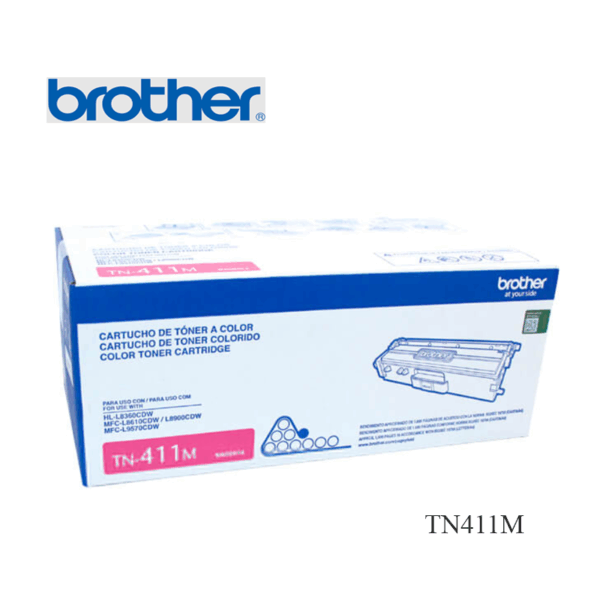 TONER BROTHER TN411M MAGENTA (MFCL8900CDW) 1,800 PAGINAS
