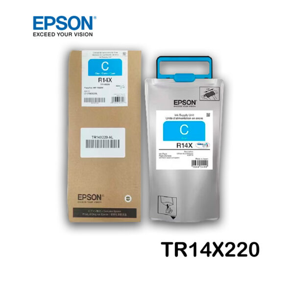 Tinta Epson TR14X220-AL Cyan Epson WorkForce Pro WF-R5190, WF-R5690
