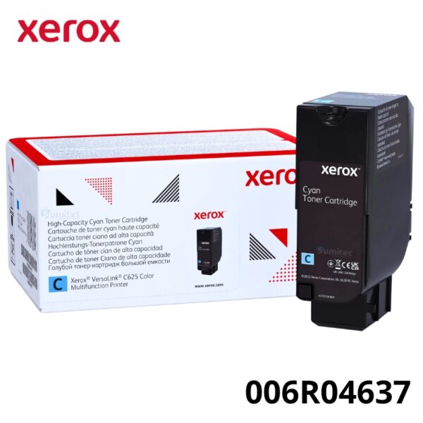 Xerox VersaLink C625  006R04637 Cyan, rendimiento de 16,000 páginas.
