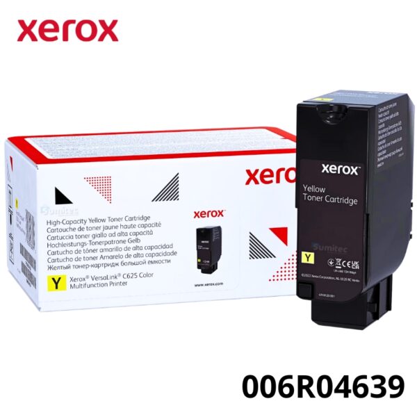 Xerox VersaLink C625  006R04639 Yellow, rendimiento de 16,000 páginas.
