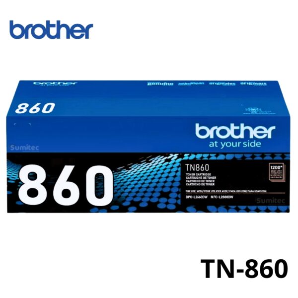 Toner Brother TN-860 MFC-L2880DW / DCP-L2660DW  1,200 paginas