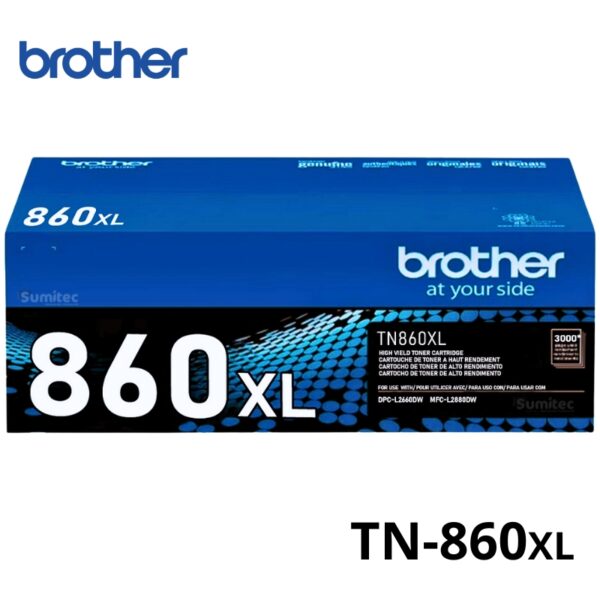 Toner Brother TN-860XL MFC-L2880DW / DCP-L2660DW  3,000 paginas