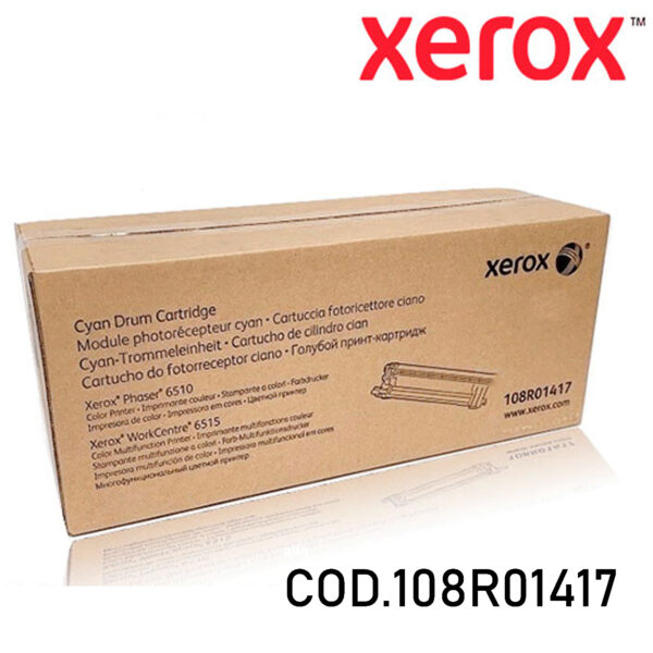 Tambor Xerox 108R01417 original Cyan