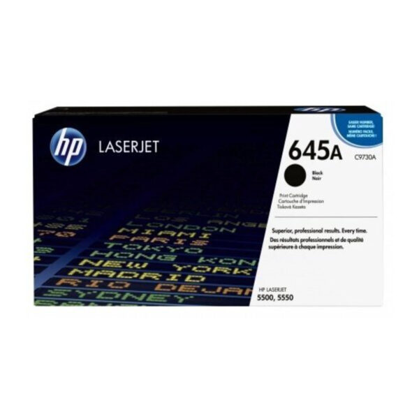 TONER HP C9730A 645A L.J 5500 NEGRO 13.000 PAGINAS