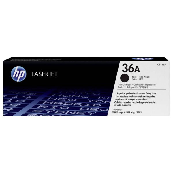 TONER HP CB436A 36A L.J. P1505 NEGRO 2.000 PAGINAS