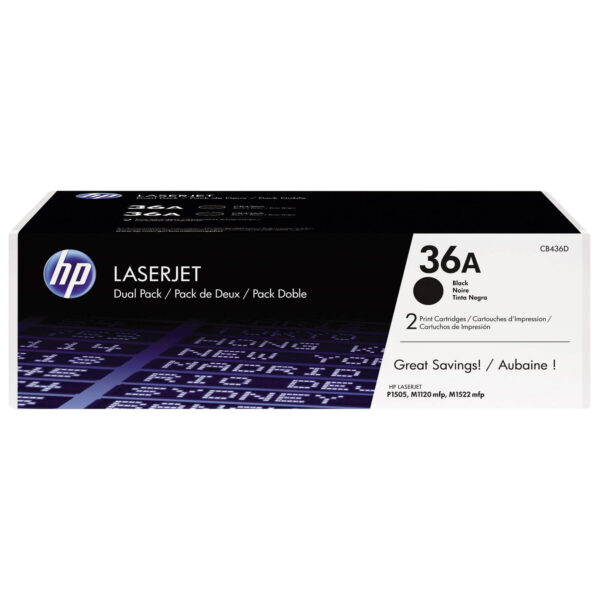 TONER HP CB436AD 36AD L.J. P1505 NEGRO 4.000 PAGINAS