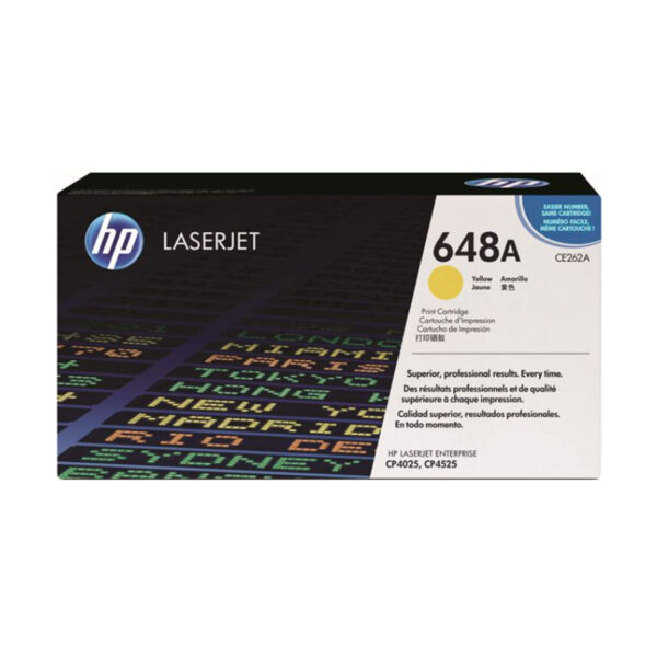 TONER HP CE262A 648A L.J. CP4525 YELLOW 11.000 PAGINAS