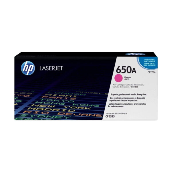 TONER HP CE273A 650A L.J. CP5525 MAGENTA 15.000 PAGINAS