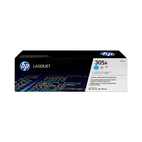 TONER HP CE411A 305A L.J. PRO 400 CYAN 2.600 PAGINAS