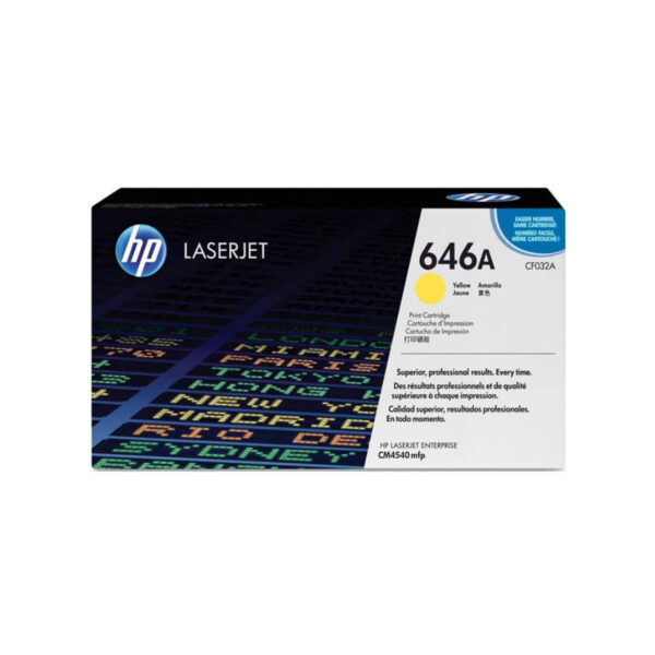 TONER HP CF032A 646A L.J CM4540 YELLOW 12.500 PAGINAS