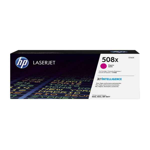 TONER HP CF363X 508X L.J M553 MAGENTA 9.500 PAGINAS