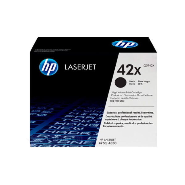 TONER HP Q5942X 42X L.J. 4240 NEGRO 20.000 PAGINAS