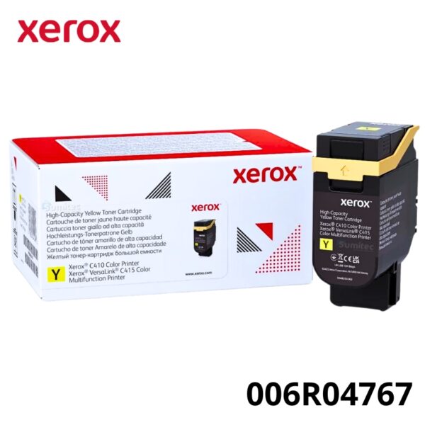 Xerox VersaLink C415  006R04767 Yellow, rendimiento de 7,000 páginas.